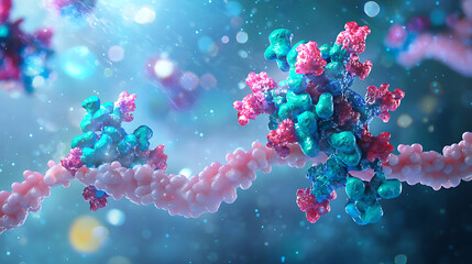 Protein Purification and Enzyme Activity Assays and copy space for text
