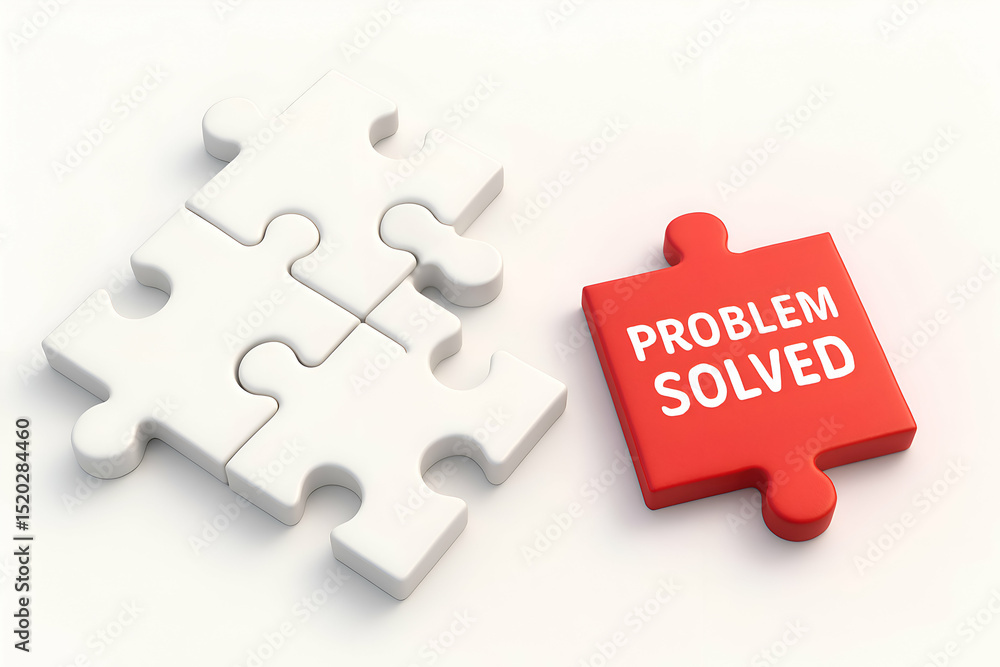 Poster problem solved connecting the pieces of the puzzle - solutions and strategies