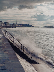 Temp&ecirc;te &agrave; Saint Malo 