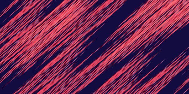 Abstract speed lines style red color halftone banner design template modern grunge