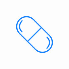 pill medicine icon sign vector