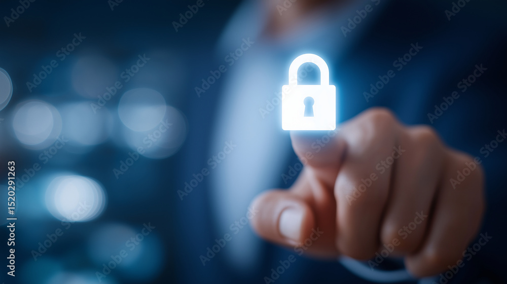 Aufkleber data security dashboard in a modern workspace