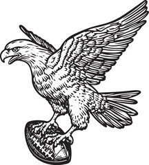 eagle vector illustration