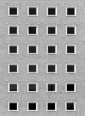 pattern of brick wall of a skyscraper in harmonic style