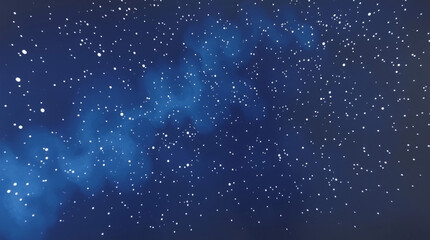 Obraz premium Soft blue bokeh lights with gentle glow and serene background effect.