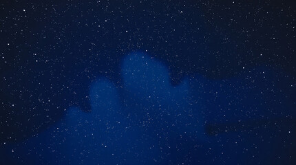 Smooth gradient of blue and dark tones, creating a serene and tranquil sky background.