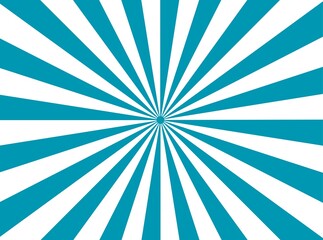 cyan Sunburst for the background. flag of japanese. The rising sun. vector. 
