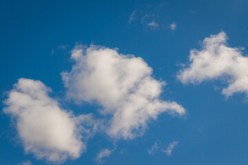 blue sky with clouds