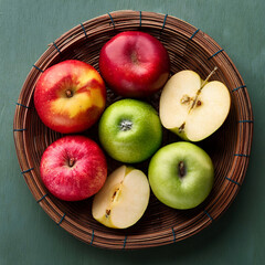 apples in a basket