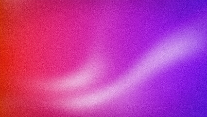 Vibrant 4K abstract background with a stunning red to purple gradient and subtle grainy texture,...