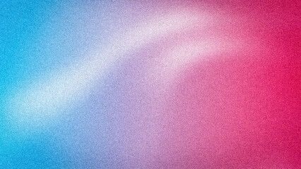 Vibrant 4K abstract background with a playful pink to blue gradient and subtle grainy texture, perfect for lively digital designs