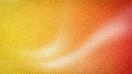 Vibrant 4K abstract background with a warm red to yellow gradient and subtle grainy texture, ideal for lively digital designs