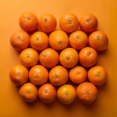 oranges on the market