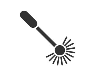 Clean vector icon of a toilet brush, symbolizing hygiene and domestic chores. Minimalist design. Great for web, app, or print projects emphasizing cleanliness.