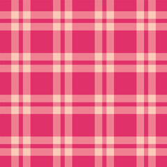 Elegant pink and cream plaid pattern.  Perfect for textile design, website backgrounds, or crafting projects. This simple yet sophisticated design offers a versatile and visually appealing aesthetic.