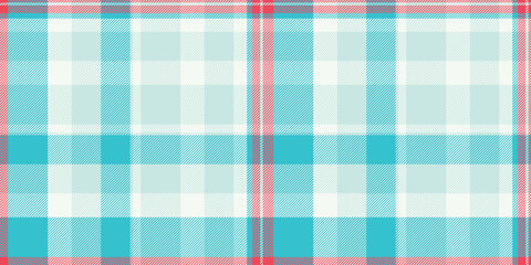 Vibrant turquoise and coral plaid pattern.  Perfect for textile design, website backgrounds, or crafting projects.  This cheerful, summery design evokes feelings of freshness and optimism.