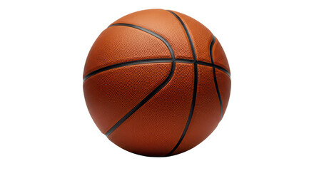 Fototapeta premium Basketball on a transparent background concept of transparent background 