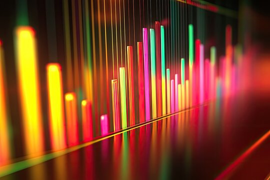 Colorful digital audio equalizer