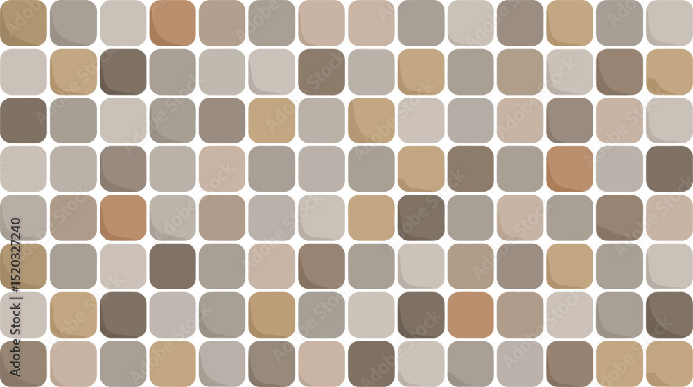 Poster seamless geometric square pattern with colorful tile mosaic design