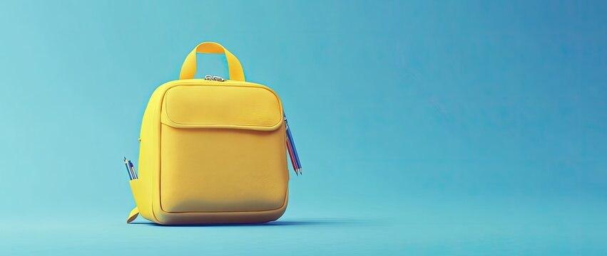 Bright Yellow Backpack