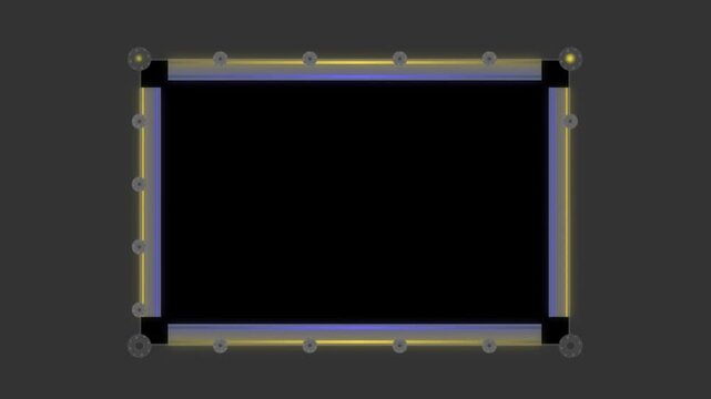 Mechanical Rectangular Frame Border Animation