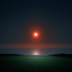 Obraz premium ominous photograph of a dense