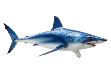 Obraz premium Detailed Illustration of a Majestic Blue Shark (1)