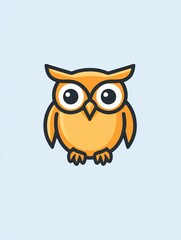 Fototapeta premium Cute cartoon owl (8)