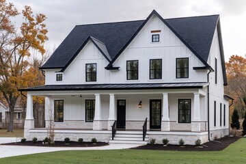 Modern farmhouse exterior