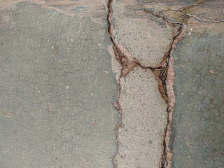 the texture of cracked concrete.