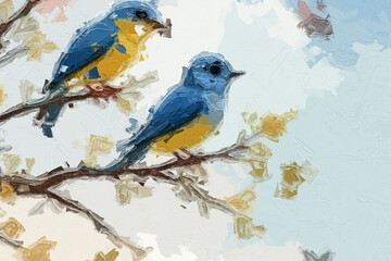 Various oil paintings, flowers, landscapes, sunshine, rabbits, butterflies, birds, chrysanthemums, geese, small rivers