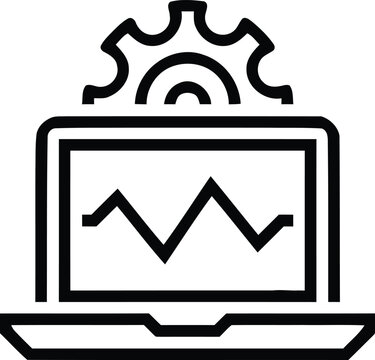 Web development set of web icons in line style. Developer icons for web and mobile app. Code, api, programmer coding, app, flow, node connect, web coder, bug fix and more. Vector illustration