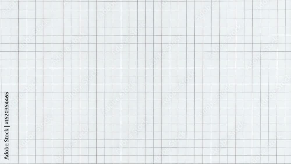 Poster close up of a blank white graph paper with light brown grid lines, ideal for architectural and engin