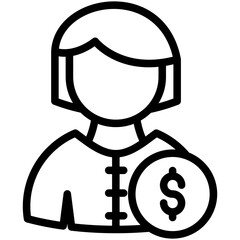 Customer Icon Outline