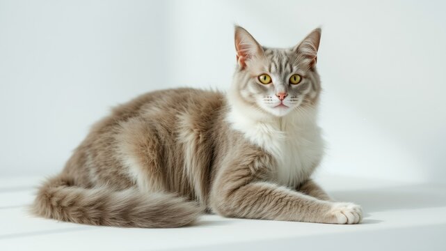 Classic European Shorthair Cat,  Graceful and Refined