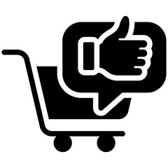 Feedback Icon Black Solid