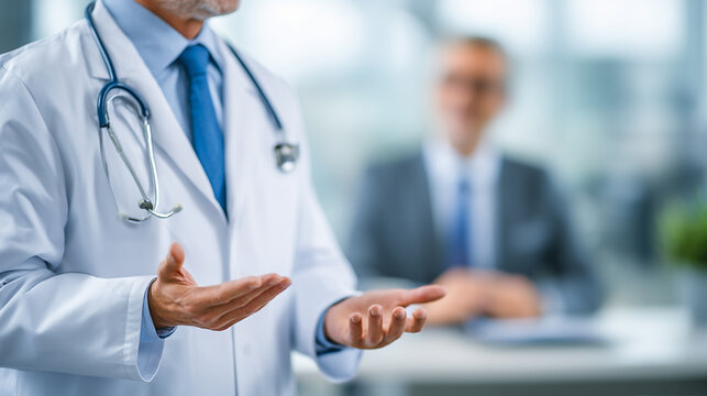 Doctor-Patient Consultation in Modern Healthcare: Professional Medical Guidance in Clinical Setting