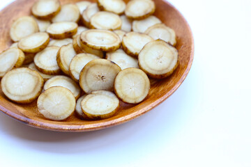 Fresh burdock roots or gobo roots