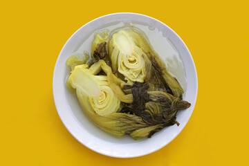 Pickled mustard greens, salted fermented vegetable