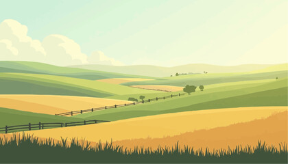 Scenic Rolling Hills Landscape