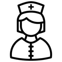 Nurse Icon Outline