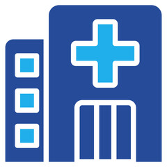 Obraz premium Hospital Icon Dual Tone Color