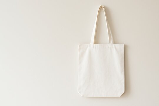 Set of versatile blank canvas tote bag mockups in natural cotton, black, and white, with sturdy handles, shown flat and hanging, perfect for showcasing custom eco-friendly designs.