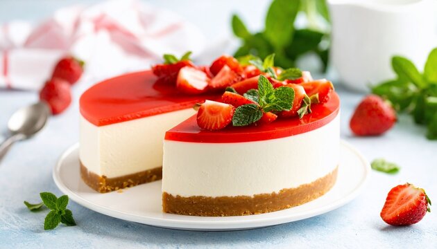 Strawberry Cheesecake Delight: A Creamy, Dreamy Dessert