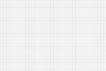 Seamless White Grid Paper Texture with Fine Blue or Grey Lines, Ideal as a Background for Technical Drawings or Notes