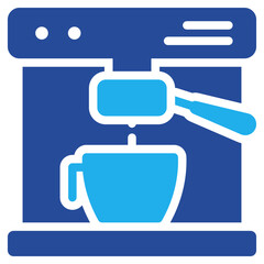 Coffee Maker Icon Dual Tone Color