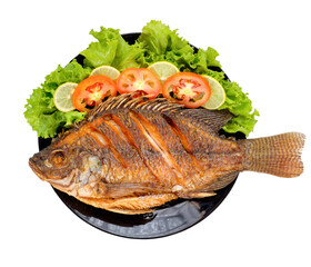 whole tilapia fish fried