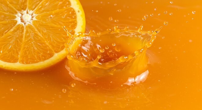 Fresh Orange Pieces In Viscous Marmalade Featuring Backlit Lighting And Liquid Motion For Breakfast Spread Concept