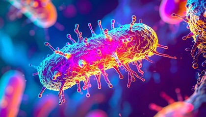 Bacteria and cells coexist in delicate balance.  
