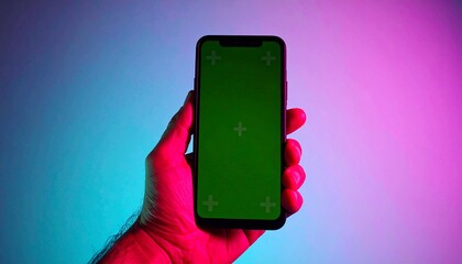 A man holds his smartphone with confidence.  